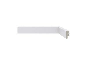 Rodapé 466 branco de poliestireno com 30mm altura Santa Luzia
