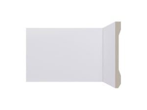Rodapé LEV151 branco de poliestireno com 150mm de altura Santa Luzia
