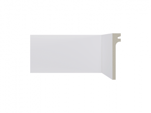 Rodapé Reforma 548 branco de poliestireno com 110mm de altura Santa Luzia 