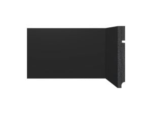 Rodapé 3496 preto de poliestireno com 150mm de altura Santa Luzia 