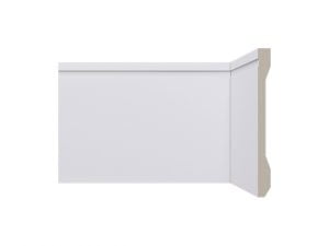 Rodapé LEV152 branco de poliestireno com 150mm de altura Santa Luzia