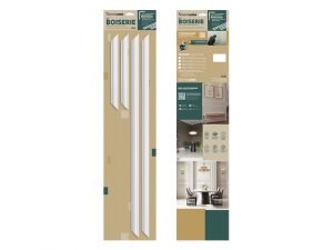 Boiserie 448 branco 80x30cm de altura Santa Luzia 
