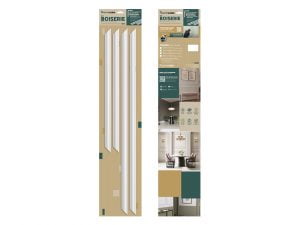 Boiserie 448 branco 90x60cm de altura Santa Luzia 